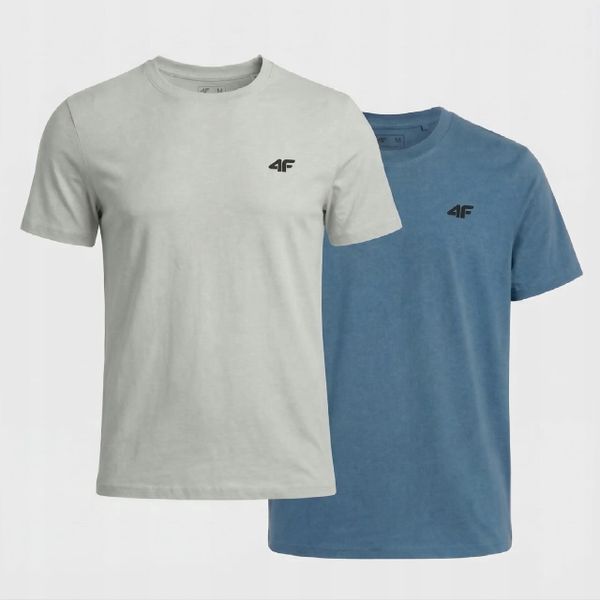 KOSZULKA MĘSKA 4F T-SHIRT LIMITOWANY KOMPLET ZESTAW 2 SZTUKI L M3948 SS26. T-shirty sportowe męskie 4f, l, z bawełny, bez ramiączek, na fitness i siłownię. Za 75.80 zł.