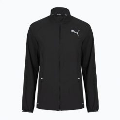 Kurtka damska Puma Run Elite Ultraweave. Czarne kurtki damskie Puma, m, bez wzorów, z materiału, bez kaptura. Za 249.99 zł.