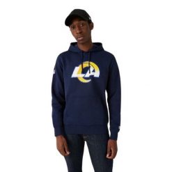Bluza z kapturem Los Angeles Rams NFL. Niebieskie bluzy z kapturem męskie New Era, m. Za 294.50 zł.