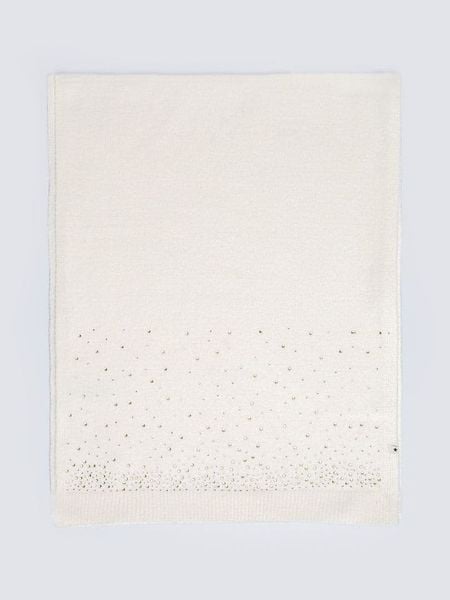 BIG STAR Szal w kolorze kremowym - 240 x 43 cm rozmiar: onesize. Brązowe szaliki i kominy damskie Big Star, bez wzorów, z materiału. Za 72.99 zł.