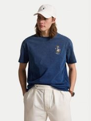 Polo Ralph Lauren T-Shirt 710B18560001 Granatowy Classic Fit. Niebieskie koszulki polo męskie Polo Ralph Lauren, m, bez wzorów, z bawełny, bez ramiączek. Za 769.99 zł.