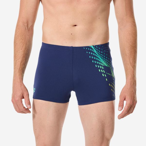 Bokserki pływackie męskie Arena. Niebieskie kąpielówki męskie Arena, m, bez wzorów, z materiału, do pływania. Za 139.99 zł.