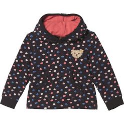Bluza w kolorze czarnym ze wzorem. Czarne bluzy dziewczęce Steiff, z aplikacjami, bez ramiączek, bez kaptura. W wyprzedaży za 58.95 zł.