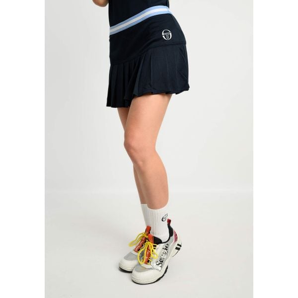 Spódnica damska Sergio Tacchini Pliage. Niebieskie spódniczki damskie Sergio Tacchini, bez wzorów. W wyprzedaży za 166.00 zł.