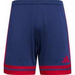 Spodenki adidas Squadra 25 czerwone. Czerwone szorty męskie Adidas, bez wzorów, z materiału, sportowe. Za 68.00 zł.