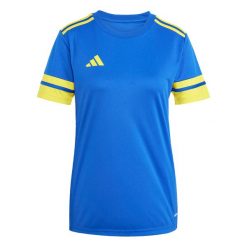 Koszulka damska adidas Squadra 25 Jersey niebieska JN5409 ROZMIAR M. Niebieskie t-shirty damskie Adidas, m, bez wzorów, z jersey, bez kołnierzyka. Za 68.00 zł.