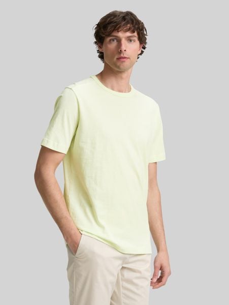 Męska Koszulka Tom Tailor Printed T-shirt Lime Cream Green 1045627 29078. Zielone t-shirty męskie Tom Tailor, m, bez wzorów, bez kołnierzyka. Za 59.99 zł.