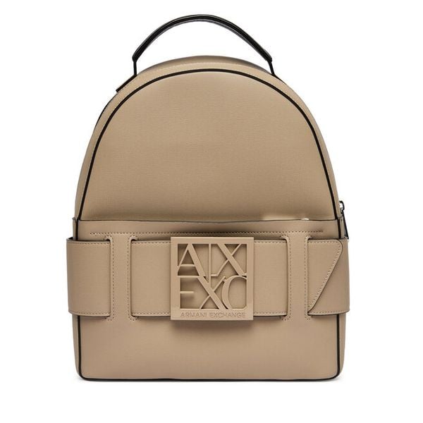 Plecak Armani Exchange. Brązowe plecaki damskie Armani Exchange, bez wzorów. Za 729.99 zł.