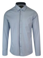Koszula Niebieska, Geometryczny Wzór, Karo, Męska Długi Rękaw, Slim Fit, Taliowana -TO-ON. Niebieskie koszule męskie TO-ON, m, bez wzorów, z bawełny, bez kołnierzyka, bez ramiączek. Za 109.00 zł.