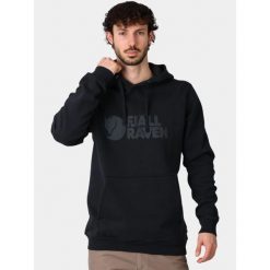 Sweter męski Fjallraven Logo. Czarne swetry męskie Fjällräven, m, bez wzorów, bez kołnierzyka. Za 669.00 zł.