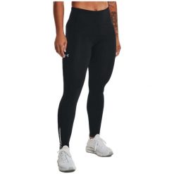 Legginsy Under armour model 1369773-001 dla kobiet. Czarne legginsy damskie Under Armour, s, bez wzorów, z materiału. Za 221.08 zł.