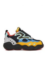 SHAQ Sneakersy EO-REIGN AQ95055T-BZ Czarny. Czarne trampki i tenisówki chłopięce Shaq, bez wzorów, z materiału, bez zapięcia. Za 199.99 zł.