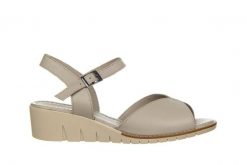Sandały Bayla-161 161 84 90 Silver Grey 161503, Szary, Skóra naturalna - 37. Szare sandały damskie Bayla, bez wzorów, z gumy, bez obcasa, na koturnie. W wyprzedaży za 134.10 zł.