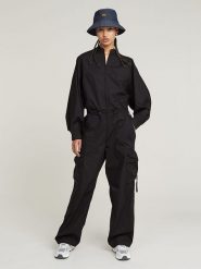 G-Star Kombinezon w kolorze czarnym rozmiar: XXL. Czarne kombinezony damskie G-Star, s, bez wzorów, z materiału, retro, bez kołnierzyka, bez ramiączek. Za 491.95 zł.