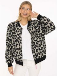 Zwillingsherz Kurtka "Classic Leo" w kolorze szaro-czarnym rozmiar: XL. Czarne kurtki damskie Zwillingsherz, xl, bez wzorów, bez kaptura. Za 257.31 zł.