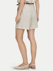 ONLY Szorty materiałowe Siesta 15367413 Beżowy Regular Fit. Brązowe szorty damskie Only, bez wzorów, z materiału. Za 149.99 zł.