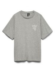 Vero Moda Koszulka w kolorze szarym rozmiar: M. Szare t-shirty damskie Vero Moda, m, bez wzorów, z bawełny, bez kołnierzyka. Za 73.95 zł.