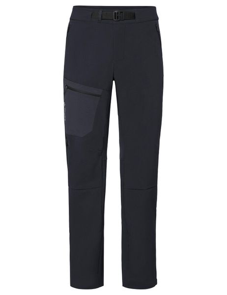 Spodnie męskie Badile Pants III. Czarne spodnie materiałowe męskie Vaude, bez wzorów, z materiału. Za 778.35 zł.
