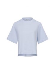 Marie Lund Koszulka Kobiety Bawełna niebieski, S. Niebieskie t-shirty damskie Marie Lund, s, bez wzorów, z bawełny, bez kołnierzyka. Za 89.95 zł.