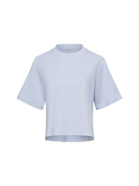 Marie Lund Koszulka Kobiety Bawełna niebieski, S. Niebieskie t-shirty damskie Marie Lund, s, bez wzorów, z bawełny, bez kołnierzyka. Za 89.95 zł.