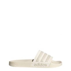Klapki męskie basenowe Adidas ADILETTE. Białe klapki i japonki męskie Adidas, z materiału. Za 99.99 zł.