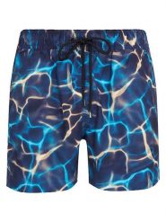 DKNY Szorty kąpielowe w kolorze granatowym rozmiar: L. Niebieskie szorty sportowe męskie DKNY, l, z materiału, outdoorowe. Za 93.45 zł.