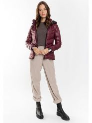 Northwood Kurtka pikowana "Greta" w kolorze bordowym rozmiar: L. Czerwone kurtki damskie Northwood, l, bez wzorów, bez kaptura. Za 147.91 zł.