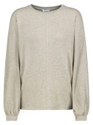 Fresh Made Sweter w kolorze szarym rozmiar: M/L. Szare swetry klasyczne damskie Fresh Made, l, bez kołnierzyka. Za 74.63 zł.