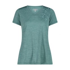 Koszulka damska CMP. Niebieskie bluzki sportowe damskie CMP, s, bez kołnierzyka, bez ramiączek. Za 192.00 zł.