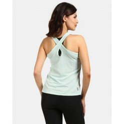 Damski tank top Kilpi Sien. Niebieskie topy damskie Kilpi, xs, bez wzorów, z materiału, bez ramiączek. Za 153.53 zł.