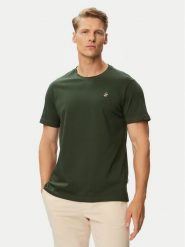 Beverly Hills Polo Club T-Shirt P-SS26M-TS41740 Zielony Regular Fit. Zielone koszulki polo męskie Beverly Hills Polo Club, m, bez wzorów, z bawełny, bez ramiączek. Za 149.99 zł.