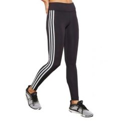 Damskie legginsy do biegania Adidas 3Stripes czarne. Czarne legginsy damskie Adidas, m, bez wzorów. Za 275.35 zł.