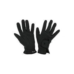 Rękawiczki jeździeckie Grip damskie. Czarne rękawiczki damskie ROECKL, bez wzorów, z bawełny. Za 149.99 zł.