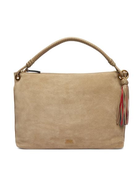 Tommy Hilfiger Torebka Th Statement Leather Bag Suede AW0AW18402 Beżowy. Brązowe torebki klasyczne damskie Tommy Hilfiger, bez wzorów, ze skóry, bez dodatków. Za 1,099.00 zł.