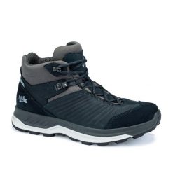 Buty trekkingowe Hanwag Bluestrait ES. Niebieskie buty trekkingowe męskie Hanwag, na zimę, z gumy, bez zapięcia, trekkingowe. Za 951.00 zł.