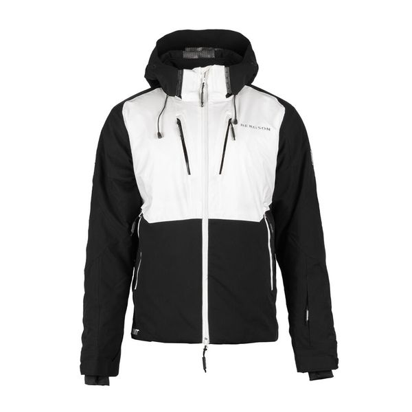 Kurtka narciarska męska Axen stx. Białe kurtki męskie Bergson, m, bez wzorów, bez kaptura, narciarskie. W wyprzedaży za 1,180.00 zł.