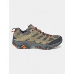 Buty turystyczne męskie Merrell Moab 3 GTX. Zielone buty trekkingowe męskie MERRELL, z gore-texu, bez zapięcia, trekkingowe, gore-tex. Za 759.00 zł.