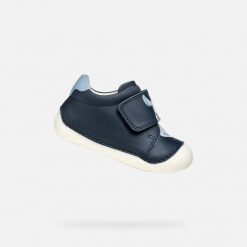 Buty GEOX B TUTIM Niebieski. Niebieskie buty trekkingowe męskie Geox. Za 189.99 zł.