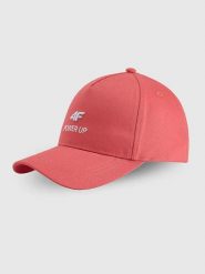 4F Czapka w kolorze różowym rozmiar: L/XL. Różowe czapki męskie 4f, bez wzorów, z bawełny, sportowe. Za 61.46 zł.