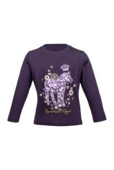 T-shirt z długim rękawem dziewczynka HKM Kids Lola. Fioletowe koszulki dziewczęce HKM, m, bez wzorów, z dzianiny, bez ramiączek. Za 125.00 zł.
