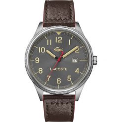 Zegarek kwarcowy "Continental" w kolorze ciemnobrązowo-srebrnym. Brązowe, analogowe zegarki męskie Tommy Hilfiger & Lacoste, srebrne. W wyprzedaży za 453.95 zł.