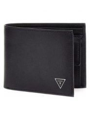 Guess Portfel w kolorze czarnym - 12 x 9,8 x 1,5 cm rozmiar: onesize. Czarne portfele damskie Guess, z aplikacjami, z materiału. Za 217.99 zł.