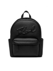KARL LAGERFELD Plecak A4W30057 Czarny. Czarne plecaki damskie Karl Lagerfeld, bez wzorów, ze skóry. Za 799.99 zł.