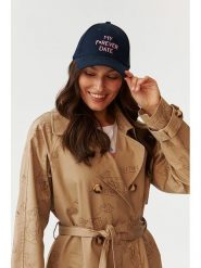 TATUUM Czapka w kolorze granatowym rozmiar: onesize. Niebieskie czapki z daszkiem damskie Tatuum, bez wzorów, z bawełny. Za 46.45 zł.