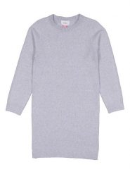 Vero Moda Girl Sukienka dzianinowa w kolorze fioletowym rozmiar: 158/164. Różowe sukienki dziewczęce Vero Moda Girl, bez wzorów, z dzianiny, bez ramiączek. Za 79.03 zł.