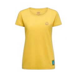 T-shirt damski La Sportiva Climbing on the Moon. Żółte t-shirty damskie La Sportiva, xl, bez wzorów, z bawełny, bez kołnierzyka. Za 223.00 zł.