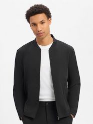 S.Oliver BLACK LABEL marynarka z zestawu modułowego Mężczyźni Comfort Fit Sztuczne włókno czarny, 44. Czarne marynarki męskie s.Oliver Black Label, bez wzorów, z włókna. Za 499.95 zł.