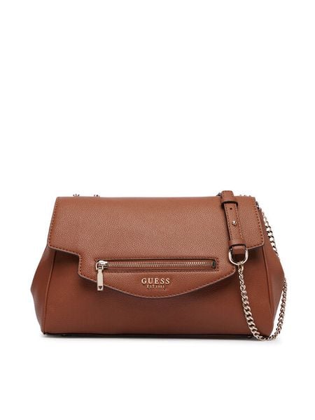 Guess Torebka Antonia HWBG21 83210 Brązowy. Brązowe torebki klasyczne damskie Guess, z aplikacjami, ze skóry, bez dodatków. Za 584.99 zł.