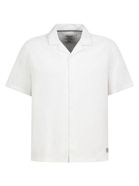 Sublevel Koszula w kolorze białym rozmiar: M. Białe koszule męskie Sublevel, m, bez wzorów, z bawełny, bez kołnierzyka, bez ramiączek. Za 82.99 zł.