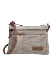 Beagles Torebka "Brunete" w kolorze szarym - 24 x 16 x 4 cm rozmiar: onesize. Szare torebki klasyczne damskie Beagles, bez wzorów, z materiału, bez dodatków. Za 73.99 zł.